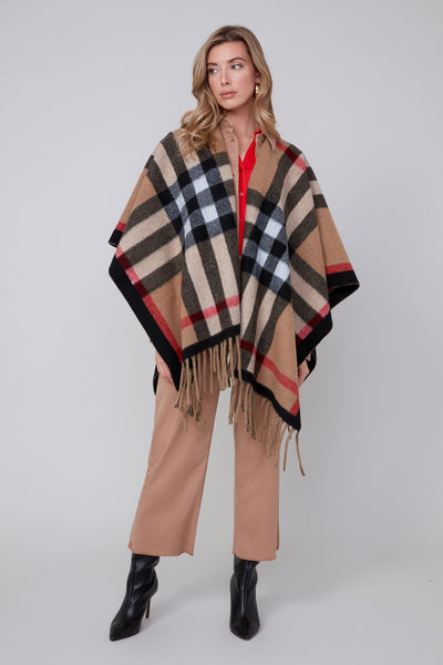 Renuar Knit Poncho Wrap R3921