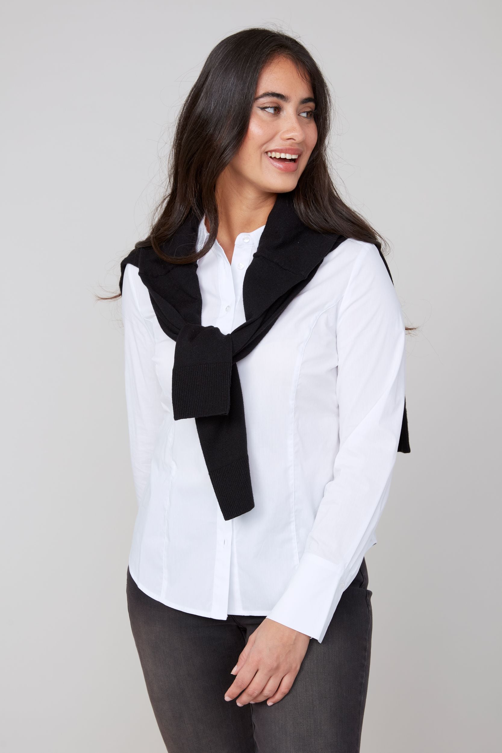 Nina Button Renuar Top