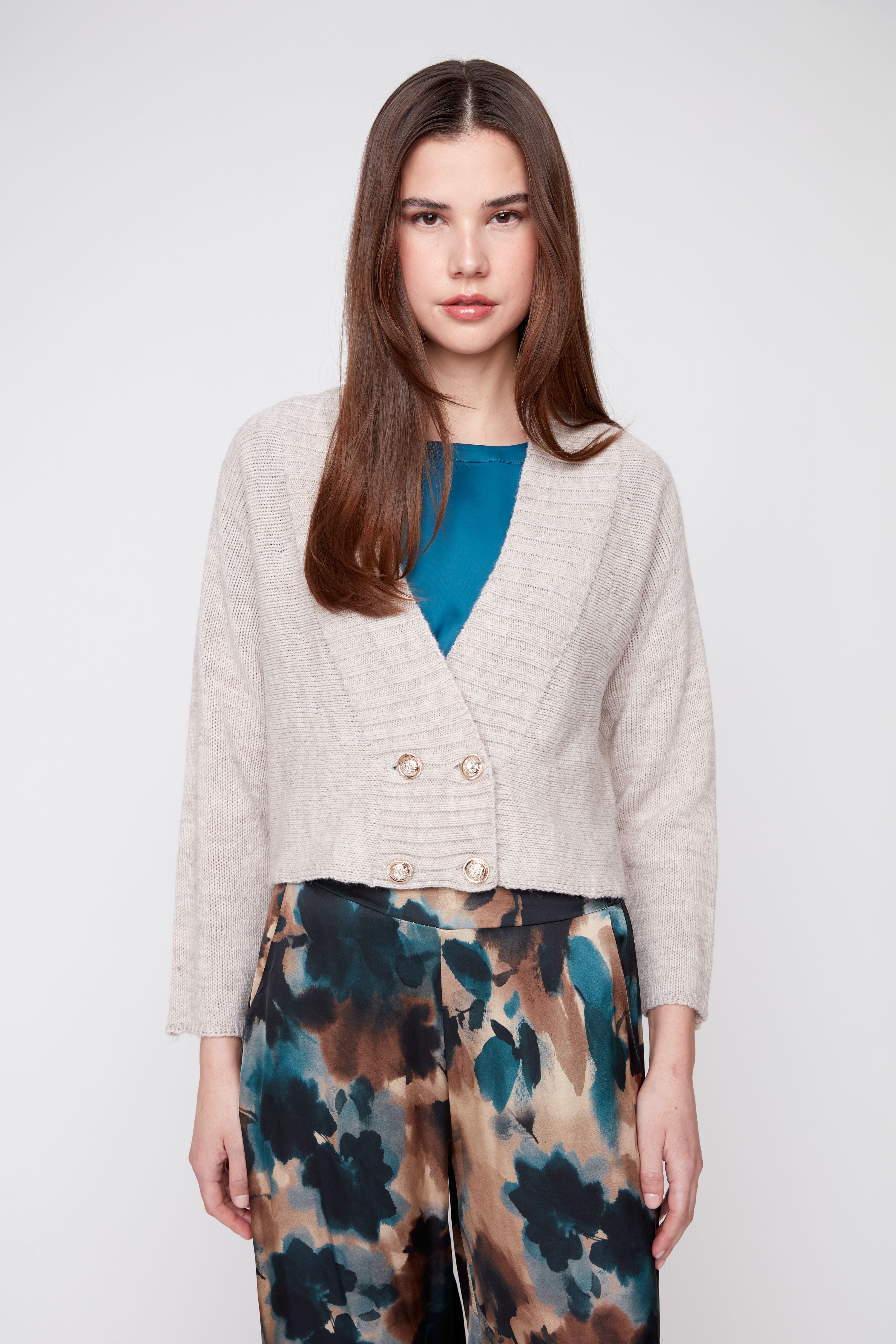 Renuar Double Breasted Cardigan