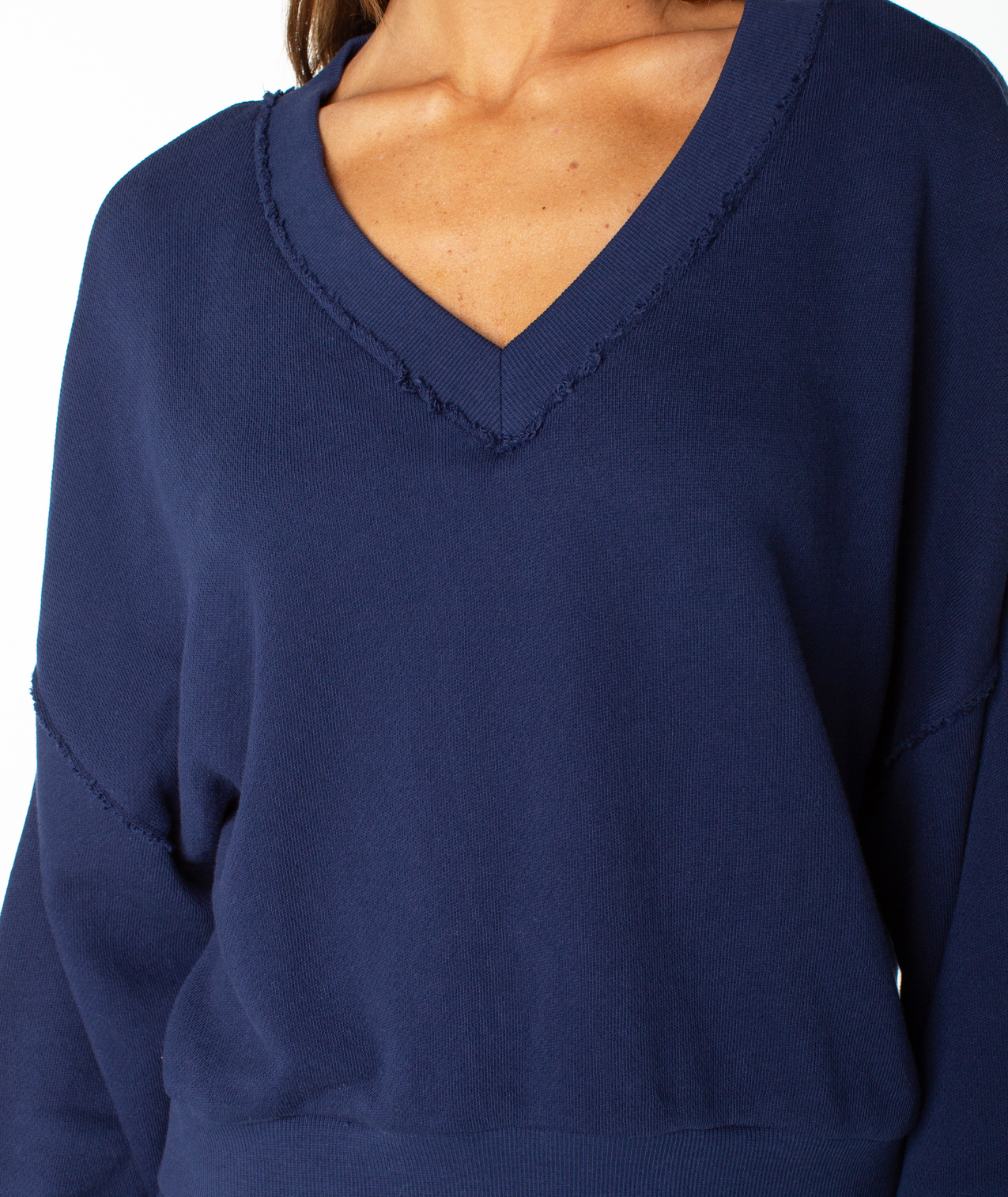 Roxy Dream Thing V-Neck Sweatshirt-Naval Academy