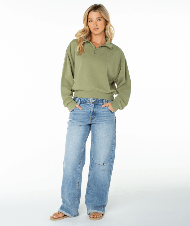 Roxy Half Moon Pullover Fleece