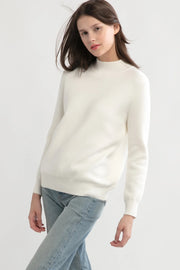 THERMAL MOCKNECK SWEATER