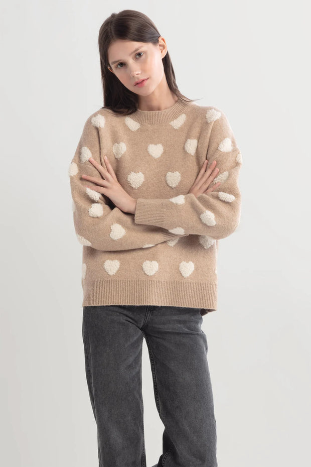 QUEEN OF HEARTS SWEATER