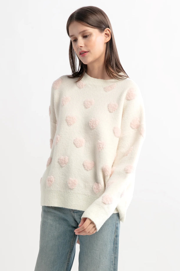 QUEEN OF HEARTS SWEATER