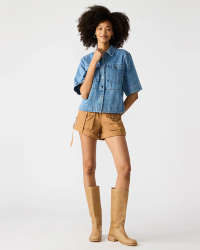 steve madden ELIANA DENIM TOP