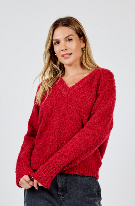 LIMELIGHT RED SWEATER