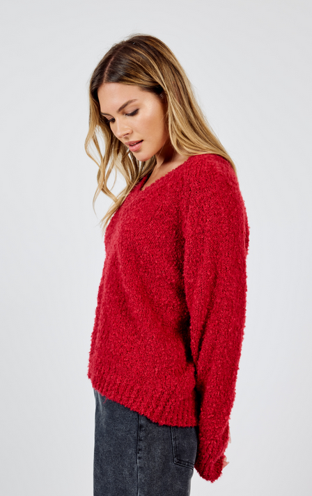 LIMELIGHT RED SWEATER