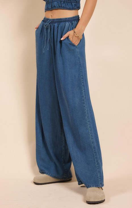 Sadie & Sage POURING DRAWSTRING PANTS