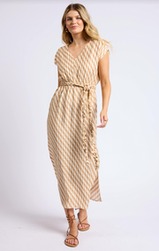 Sage The Label Prickly Pear Braided Belt Dress