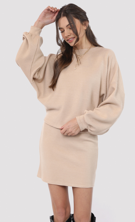 Dalia Dolman Sleeve Knit Top