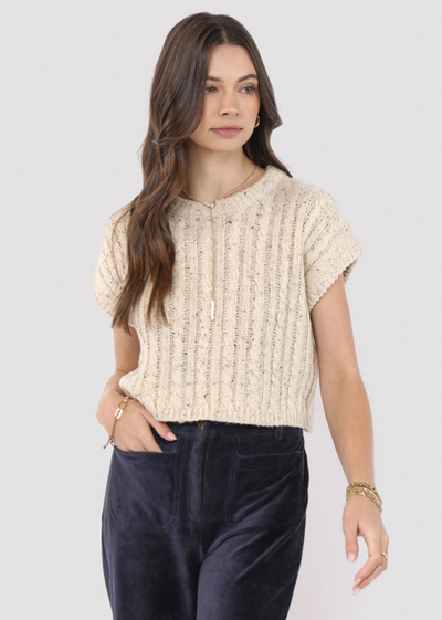 Alyssa Confetti Sweater Top