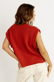 Rhythm Cable Knit Vest