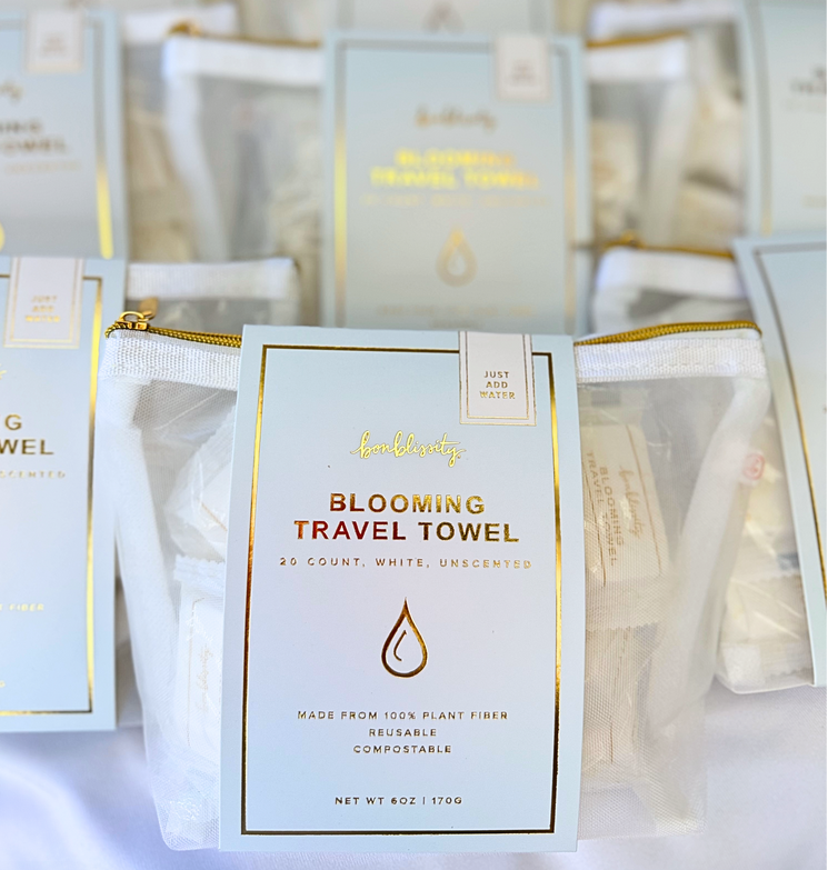 Bonblissity Blooming Travel Towel Set