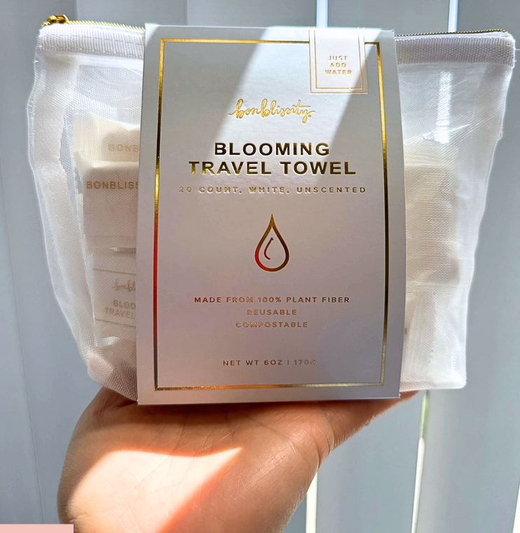 Bonblissity Blooming Travel Towel Set