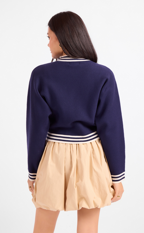 Navy Gameday Pullover Sweater