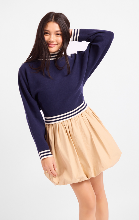 Navy Gameday Pullover Sweater