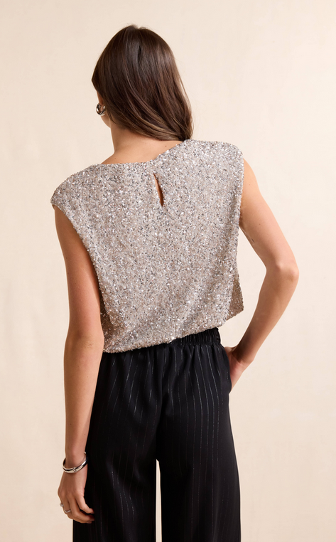 Luster Sequin Cami Top
