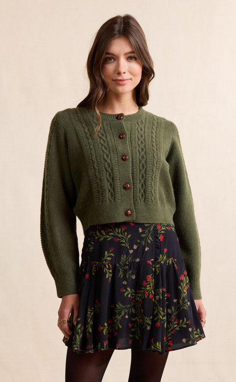 Vivienne Cable Knit Cardigan