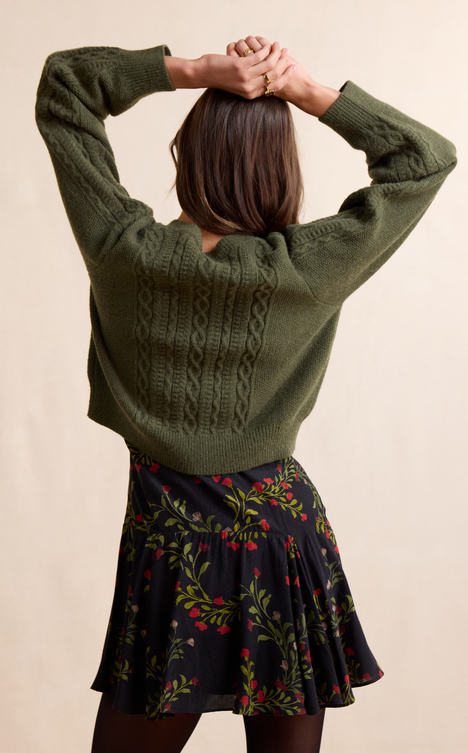 Vivienne Cable Knit Cardigan