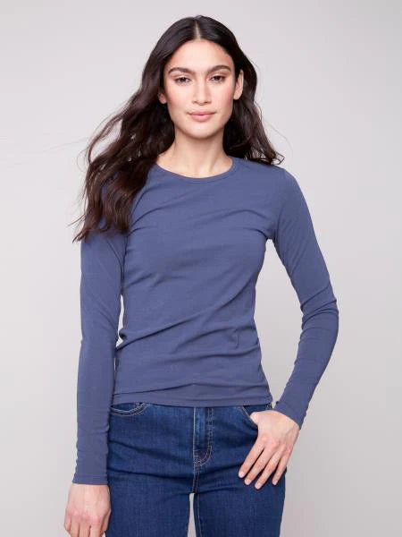 Interlock Crew Knit Top