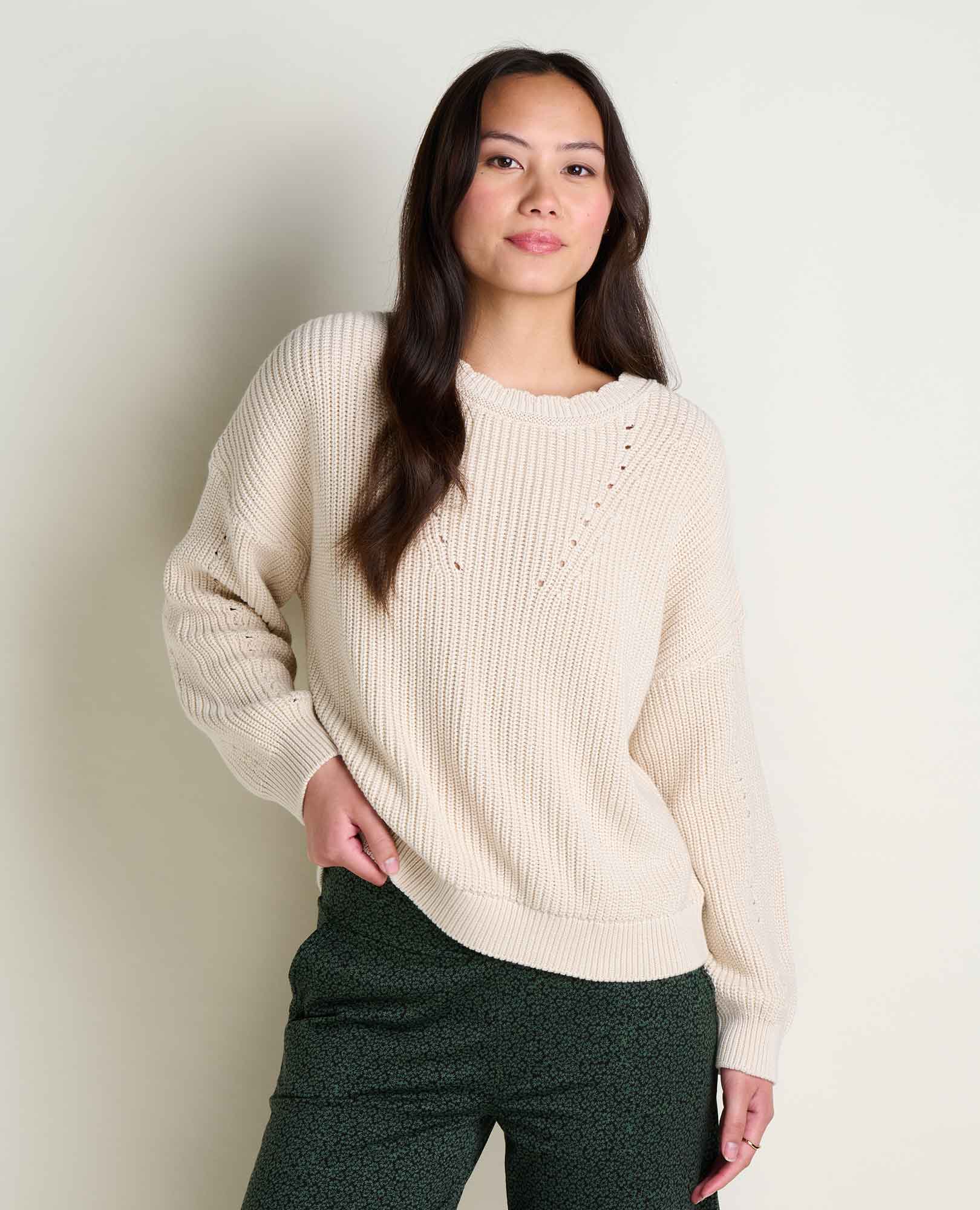 Bianca Shaker Crew Sweater
