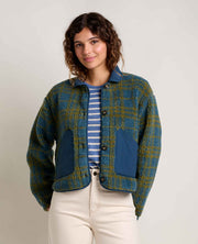 Toad & Co Jacket Ink Plaid