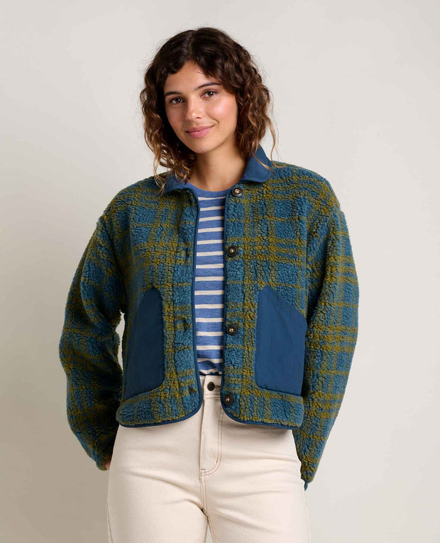 Toad & Co Jacket Ink Plaid