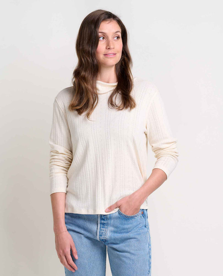 POINTELLE SALT T-NECK