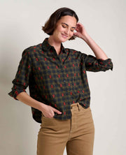 RE-FORM FLANNEL BOXY LS SHIRT