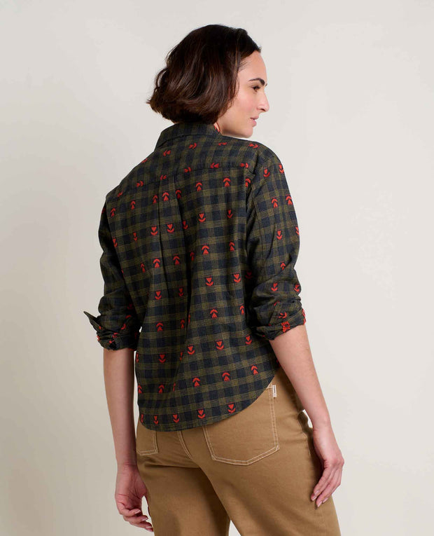 RE-FORM FLANNEL BOXY LS SHIRT