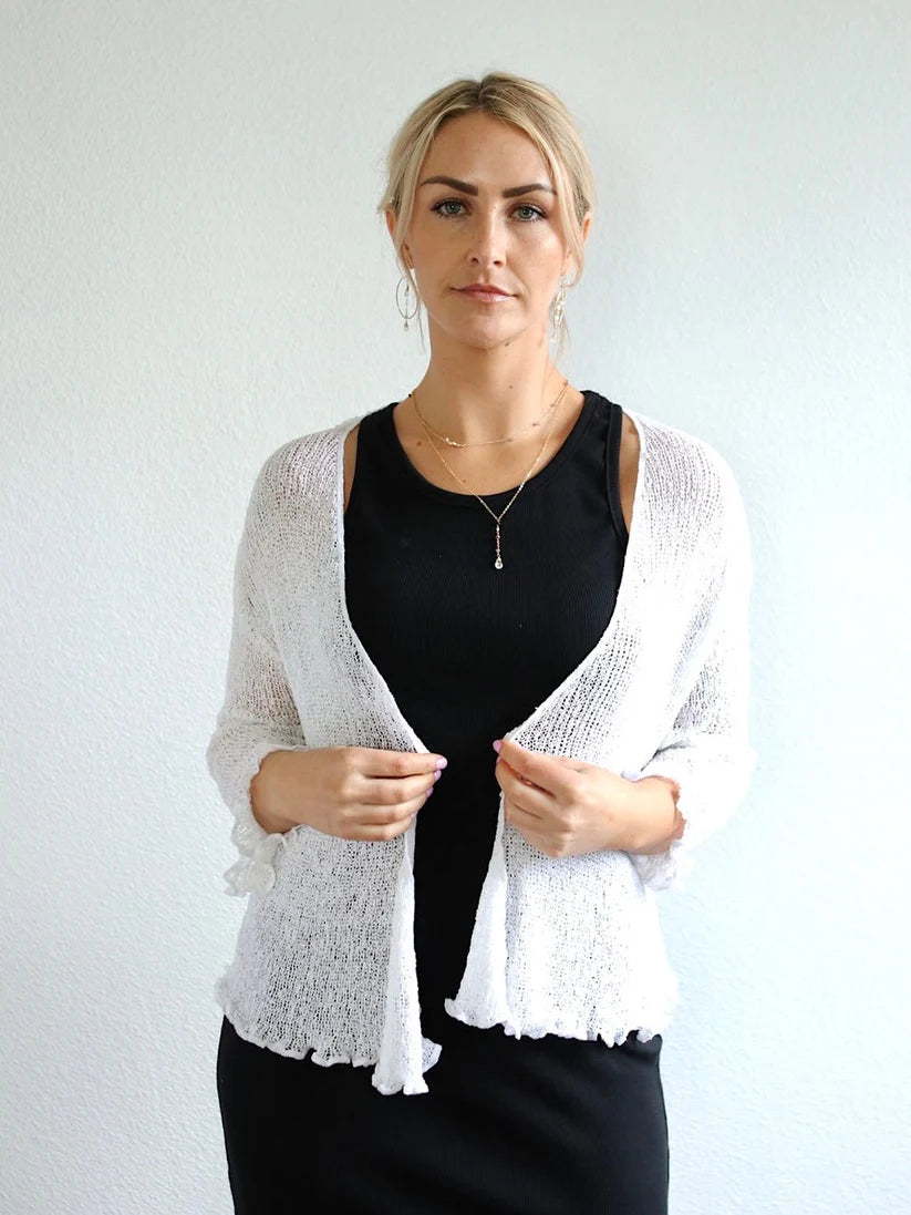 Island Tribe Knit Double Knit Shrug