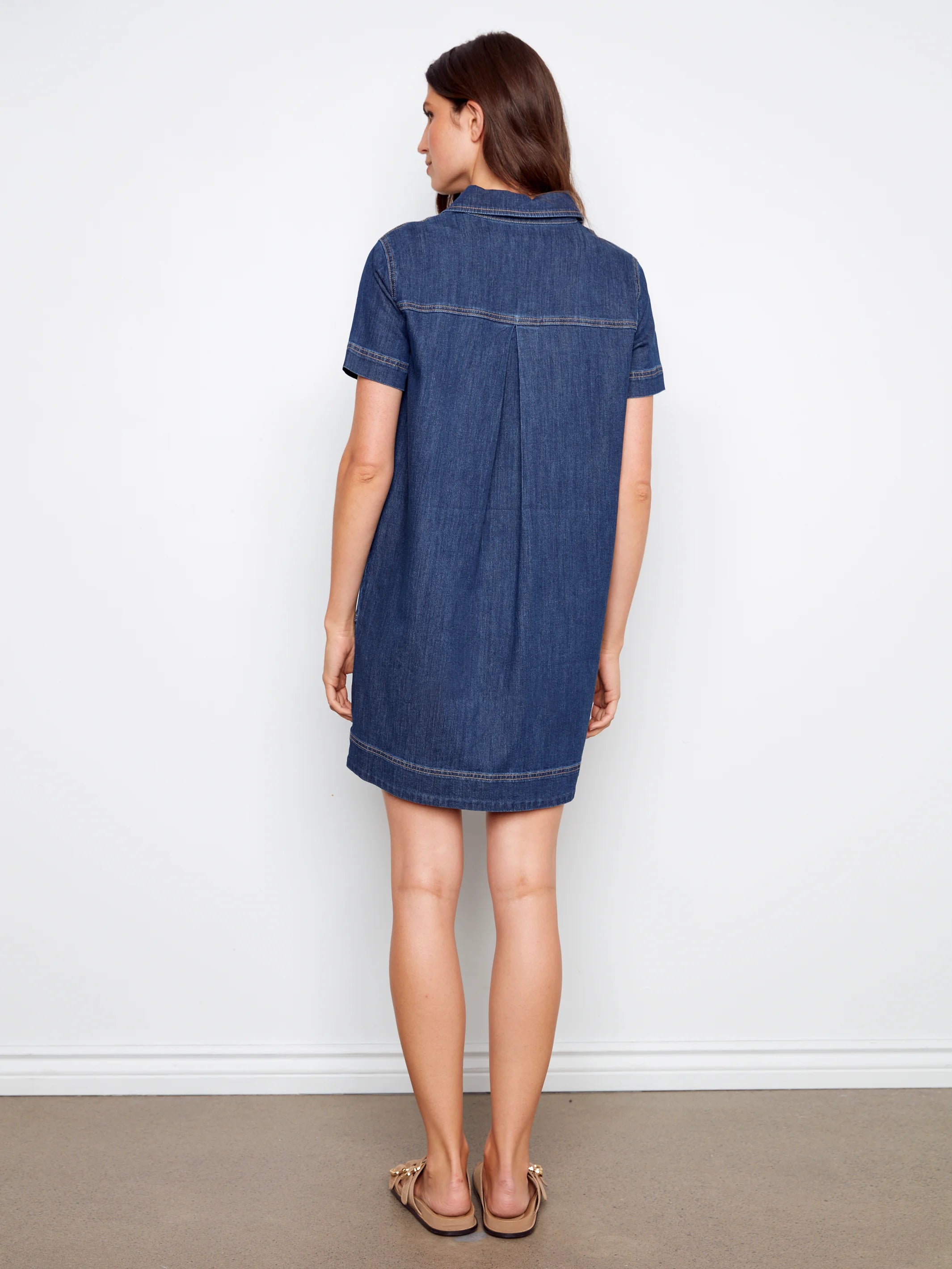 CHARLIE B C3229/519C Denim Dress