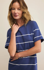 Sway Stripe Mini Tee Dress