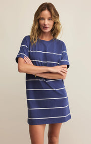 Sway Stripe Mini Tee Dress