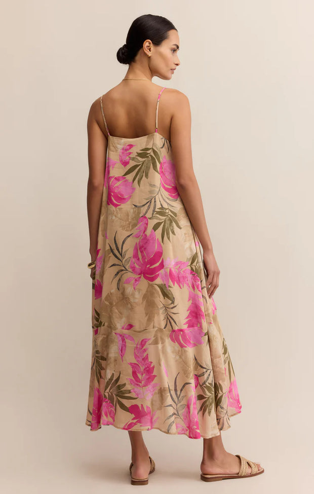 BENSON ULA TROPICAL MIDI DRESS