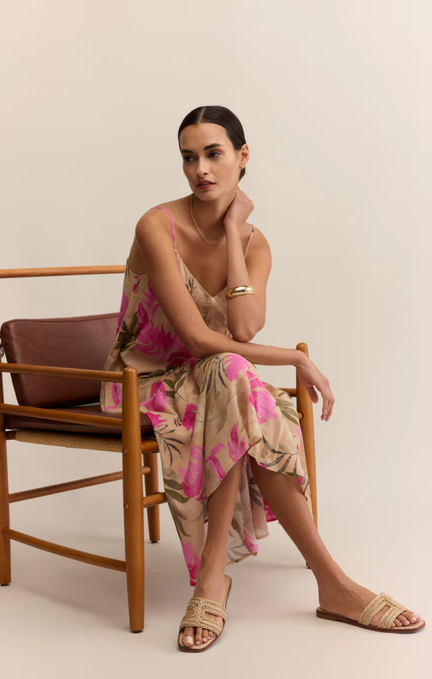 BENSON ULA TROPICAL MIDI DRESS