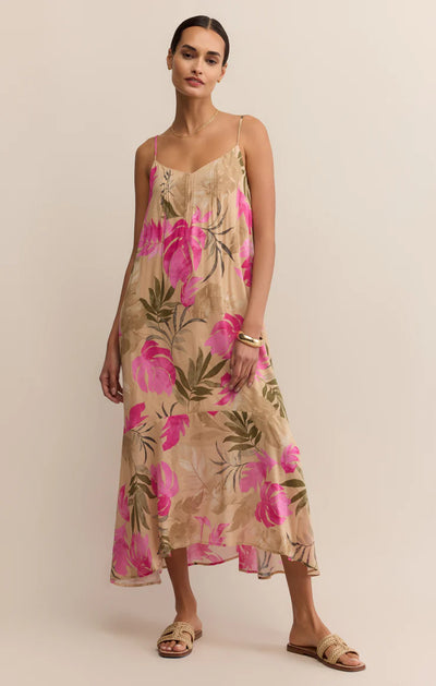 BENSON ULA TROPICAL MIDI DRESS