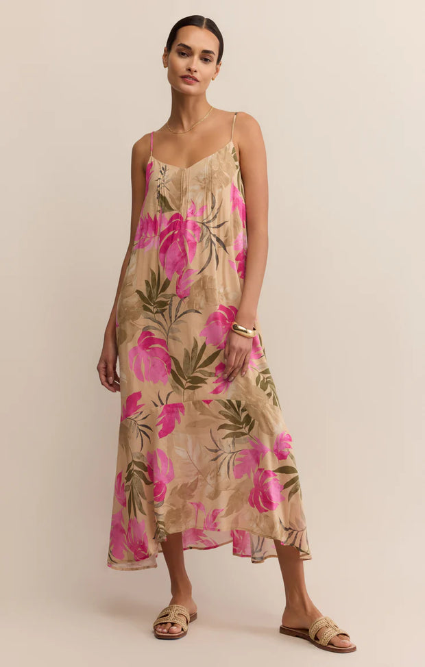 BENSON ULA TROPICAL MIDI DRESS