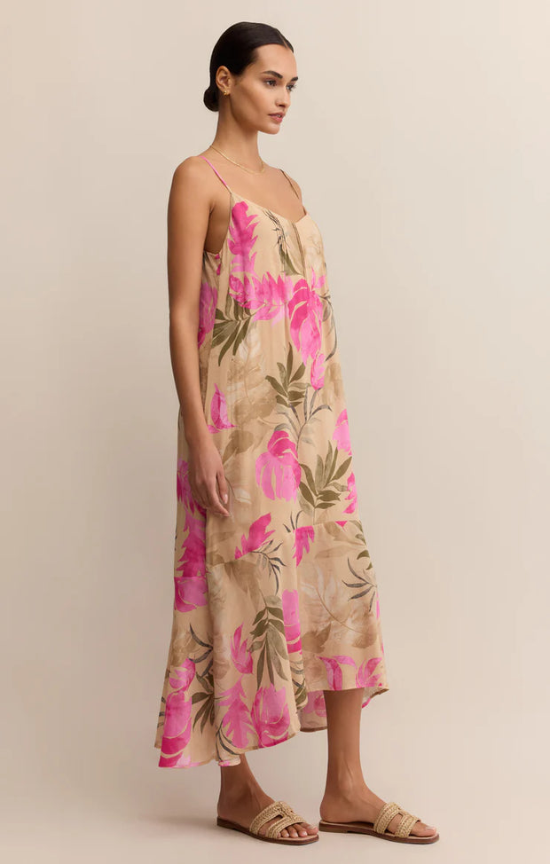 BENSON ULA TROPICAL MIDI DRESS