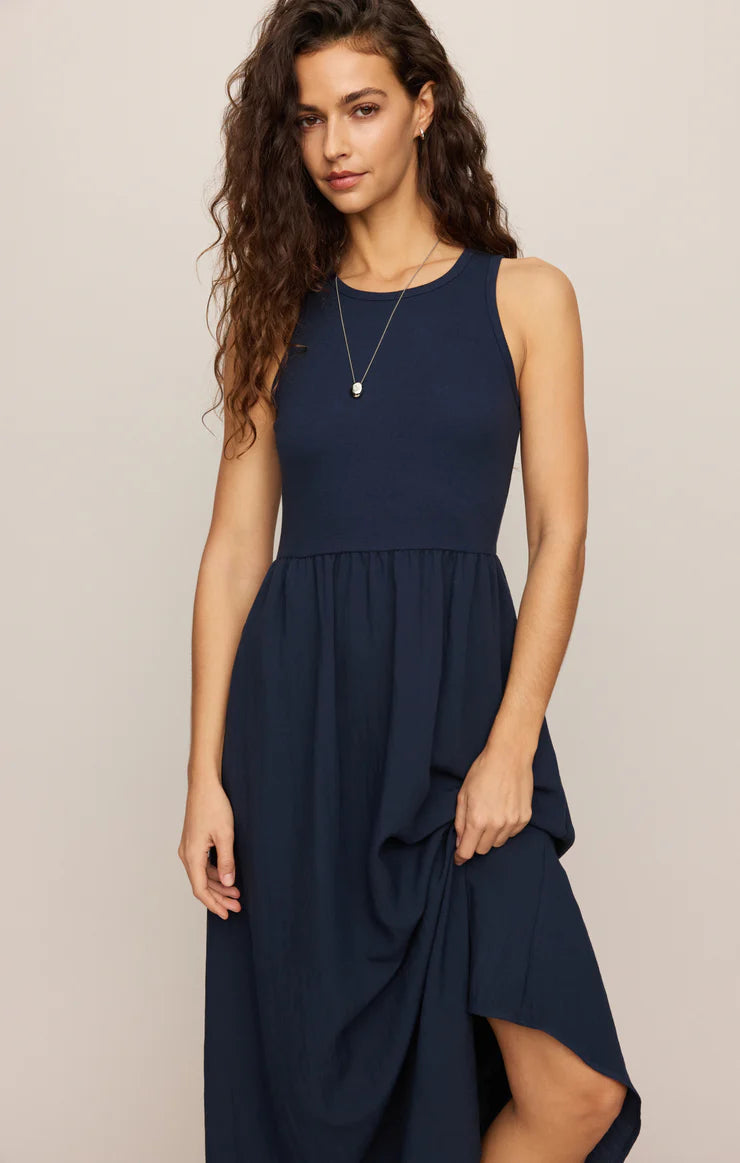 Z Supply Charlotte Rib Midi Dress