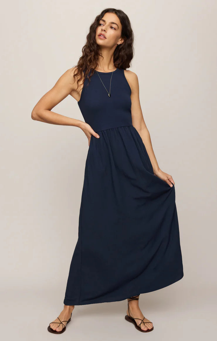 Z Supply Charlotte Rib Midi Dress