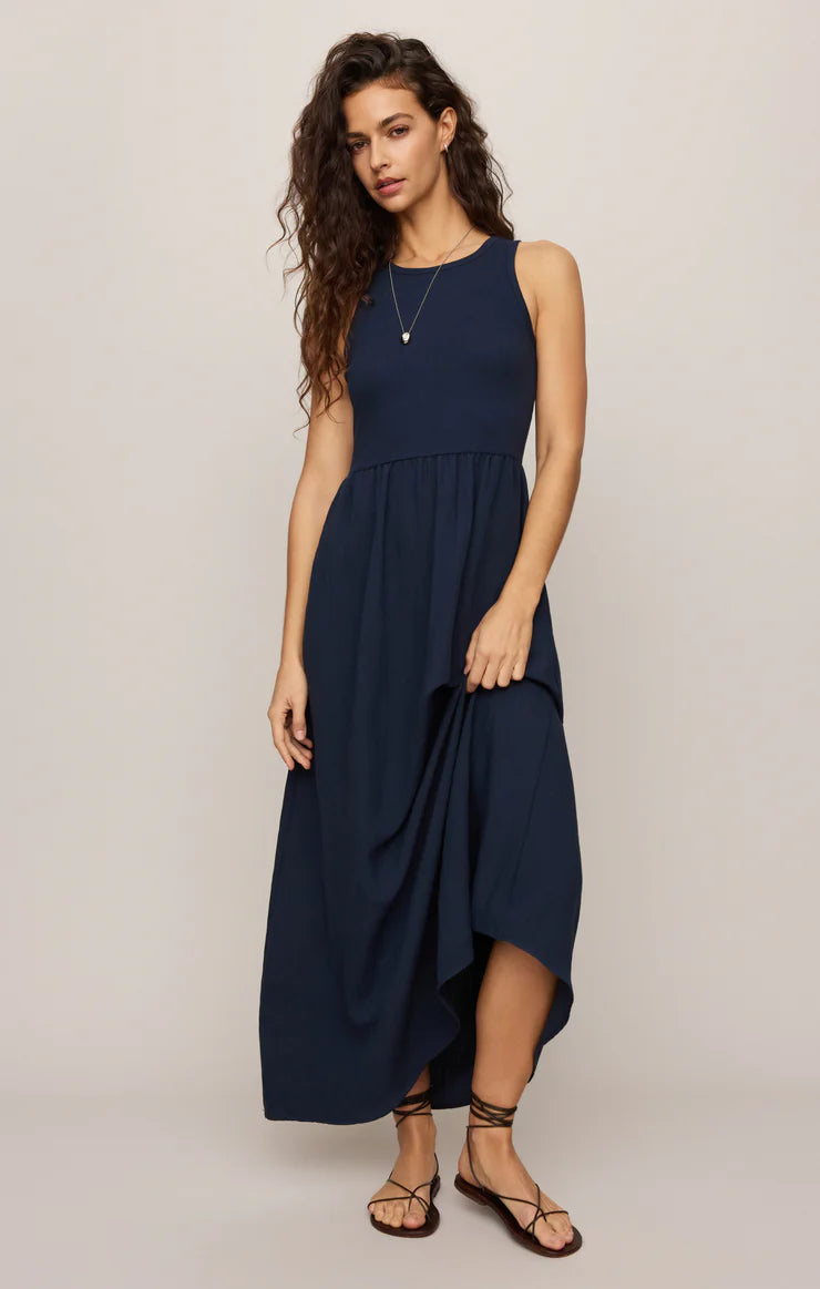 Z Supply Charlotte Rib Midi Dress