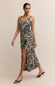 POLANCO PALM MIDI DRESS
