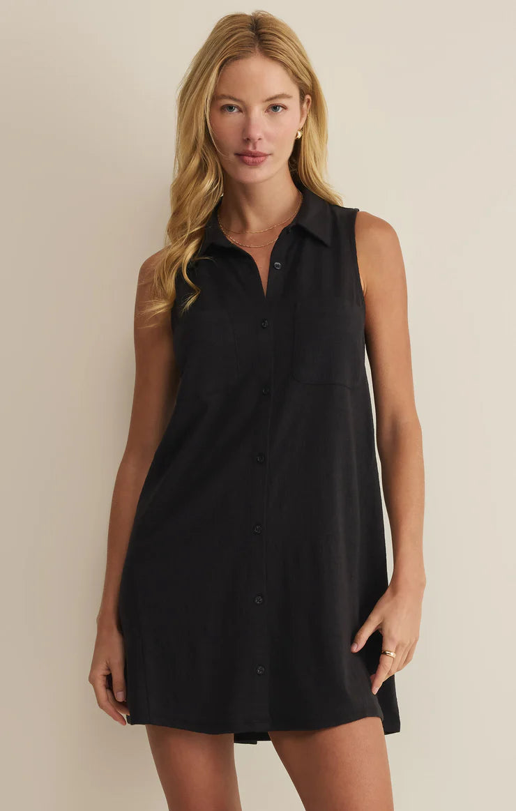 Z Supply New Light Textured Mini Dress