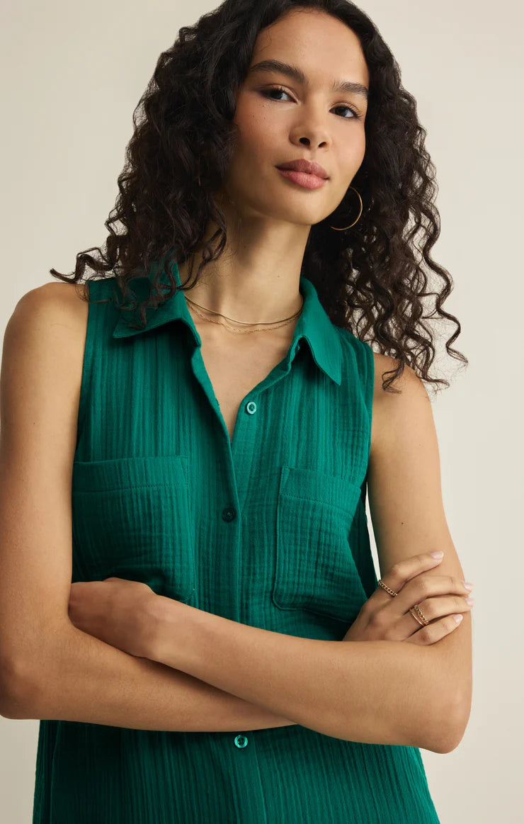 Z Supply New Light Crinkle Mini Dress