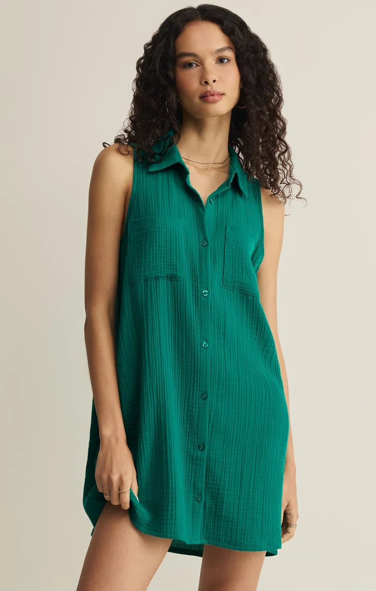 Z Supply New Light Crinkle Mini Dress