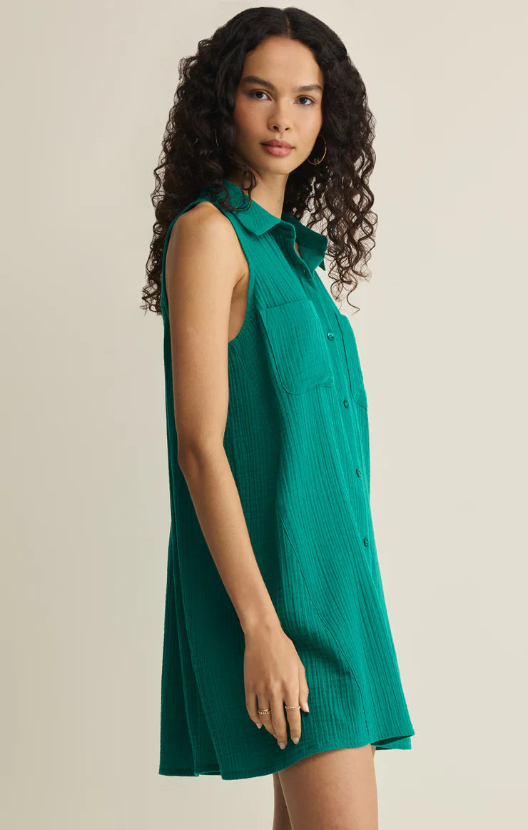 Z Supply New Light Crinkle Mini Dress