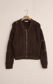 Sundance Zip-Up Sweater Jacket