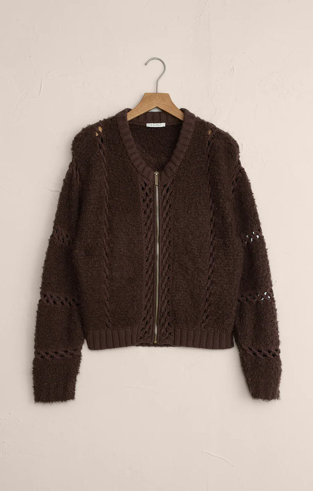Sundance Zip-Up Sweater Jacket