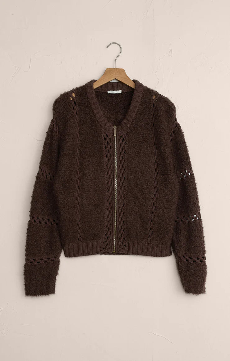 Sundance Zip-Up Sweater Jacket